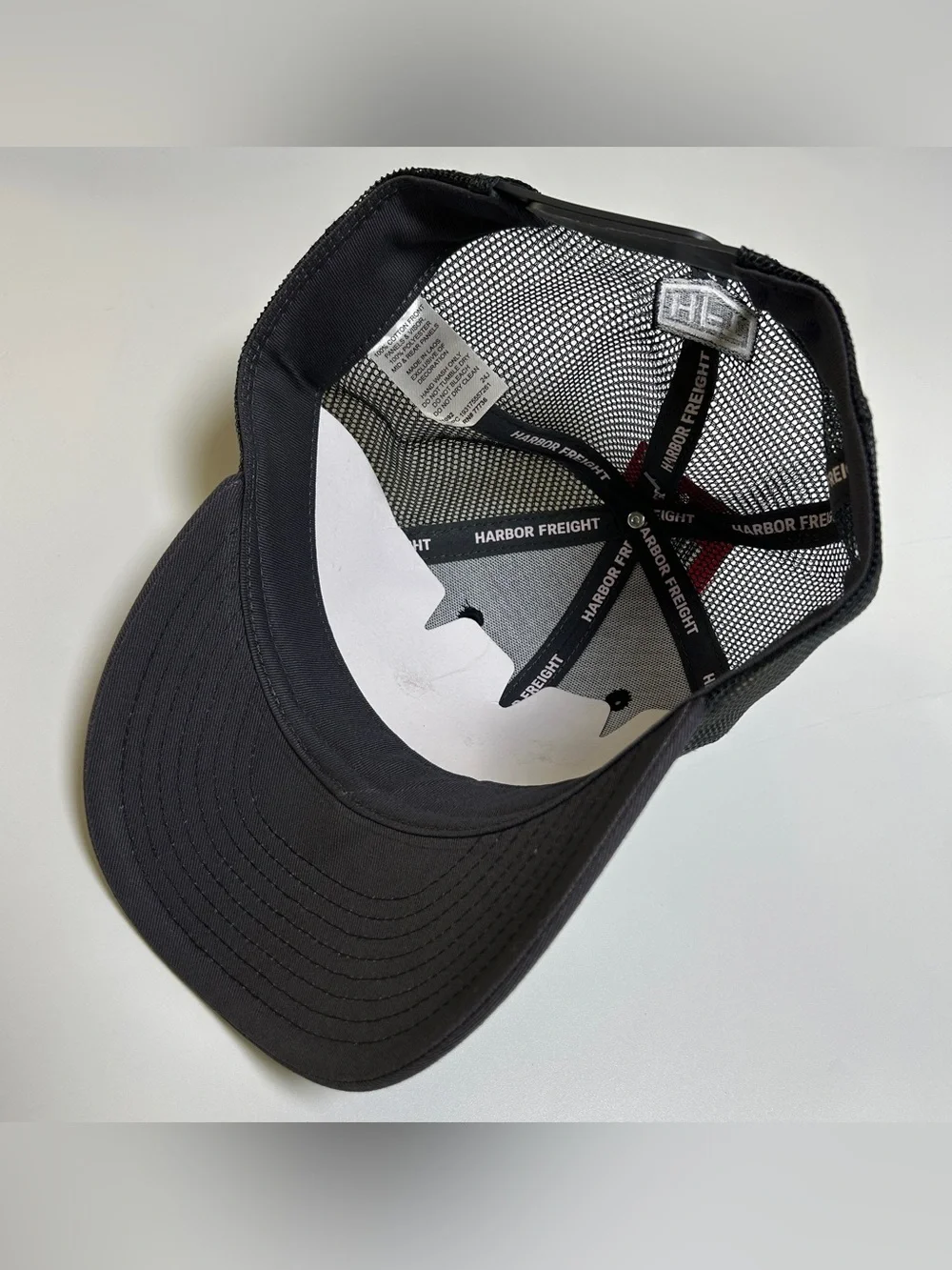 Harbor Freight Trucker Hat Cap Special Edition Charcoal Gray Snapback Adjustable